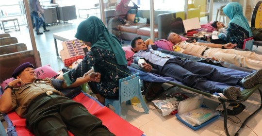 Donor Darah bersama Alumni Resimen Mahasiswa