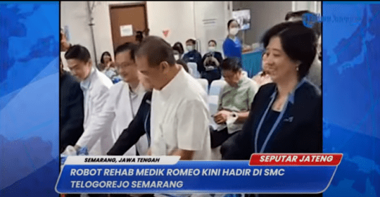 Video Robot Rehab Medik Romeo Kini Hadir di SMC Telogorejo Semarang